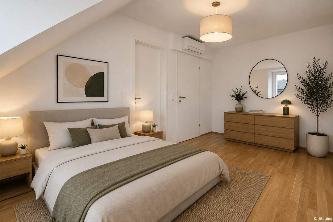Klimaanlage inklusive | 1. Dachgeschoss mit Terrasse 2-Zimmer Wohntraum mit Top Anbindung