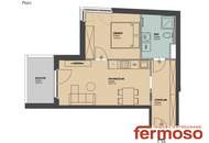 Moderne 2-Zimmer-Wohnung mit Balkon in 1200 Wien, neuwertig, Fußbodenheizung, 999€ Miete