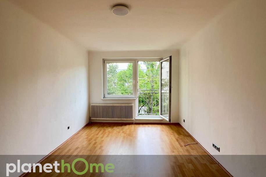 Charmante 3-Zimmer-Wohnung in absoluter Ruhelage mit französischem Balkon!, Wohnung-kauf, 250.000,€, 1110 Wien 11., Simmering