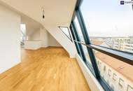 Neubau-Dachgeschoss-Maisonette mit 2 Terrassen, Weitblick, Klimaanlage &amp; Fußbodenheizung