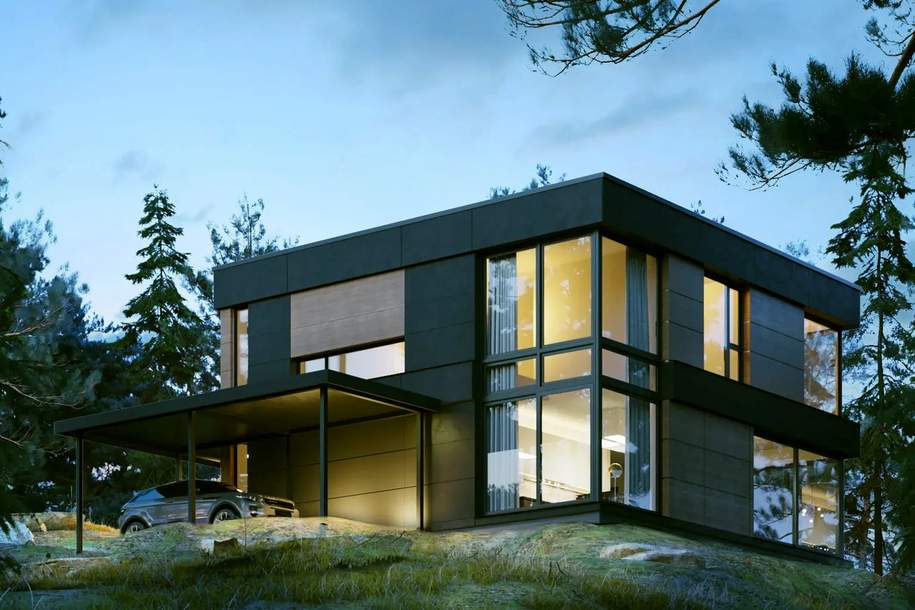 Wir wollen ein Zuhause, das Architektur zu einem Statement macht — zeitlos, offen, ikonisch (Provisionsfrei), Haus-kauf, 855.700,€, 9061 Klagenfurt(Stadt)