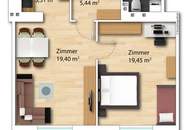 Gepflegte 2-Zimmer-Wohnung beim Sobieskiplatz