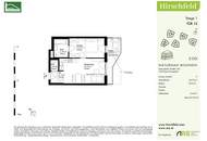 Idyllische 2-Zimmer-Wohnung im energieeffizenten Neubauprojekt Hirschfeld - Naturnah wohnen