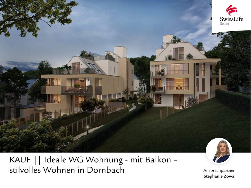 Ideale WG Wohnung - mit Balkon – stilvolles Wohnen in Dornbach
