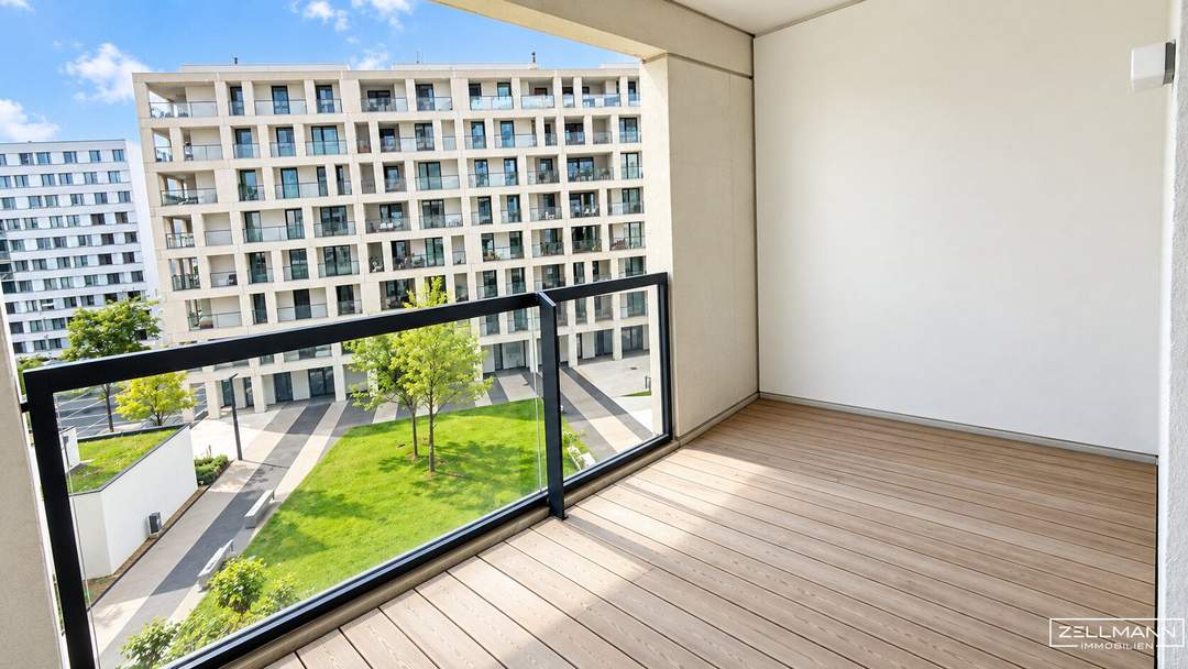 Urbanes Lebensgefühl trifft Donau-Nähe – stilvolle 2-Zimmer-Wohnung mit Loggia, Sauna & Fitness | ZELLMANN IMMOBILIEN