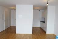 Top 1,5-Zimmer-Wohnung mit Balkon nahe Gasometer