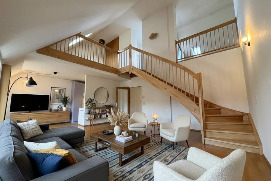 1170! Helle 3-Zimmer-DG-Maisonette mit Galerie und Terrasse Nähe Elterleinplatz!, Wohnung-miete, 1.599,06,€, 1170 Wien 17., Hernals