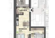 WOHNEN IM GRÜNEN! 2 Zimmer Wohnung mit Naturblick - ERSTBEZUG