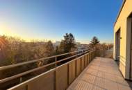 Penthouse-Feeling pur – 2 Zimmer, Terrasse mit Grünblick