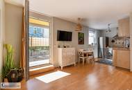 MÖBLIERTE 50M² MIT 55M² ECKTERRASSE IM LEOPOLD-TOWER IM CITY GATE