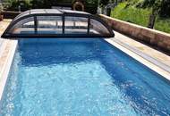 Modernes Einfamilienhaus mit Pool, Garage und großzügigem Garten