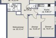 Wohnen mit Wohlfühlgarantie – 4 Zimmer, Süd-Loggia &amp; Stellplatz