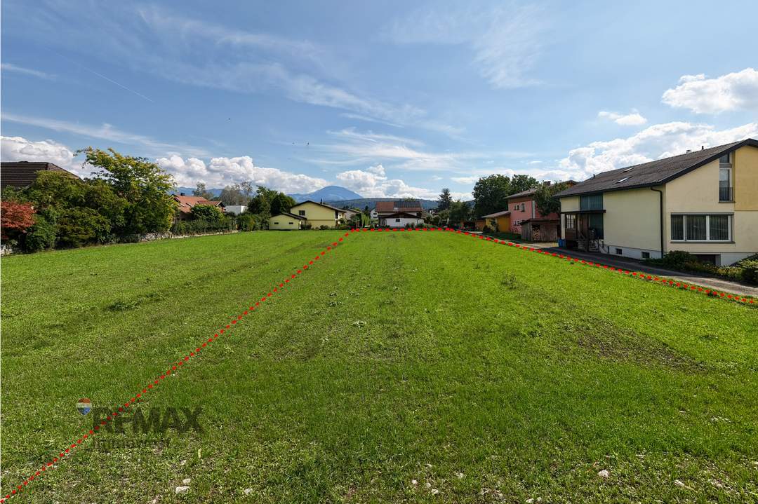 Viel Fläche, viele Möglichkeiten: 1.671 m² Grundstück in Feldkirch-Nofels