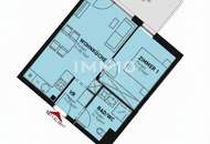 DONAU·ECK: Perfekt geschnittene 2-Zimmer-Balkonwohnung – provisionsfreier Erstbezug nahe Alte Donau