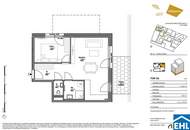 WOHNQUARTIER WILDGARTEN - 2-Zimmerwohnung mit Terrasse im am Rosenhügel