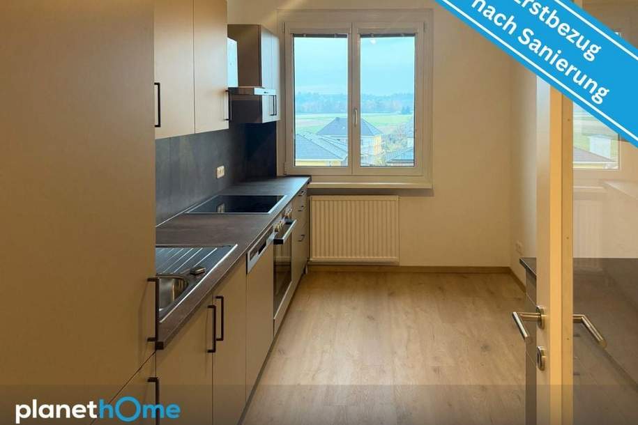 St. Valentin / Neuwertige 3-Zimmer-Erstbezugswohnung nach Sanierung mit Loggia, Lift, Wohnung-miete, 1.177,90,€, 4300 Amstetten
