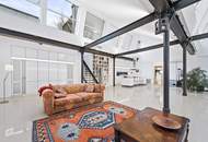 Urban Living Deluxe - 5-Zimmer Atelierwohnung im New York Loft-Stil mit Weinkeller, Terrasse &amp; Garage