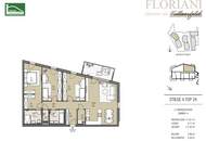 Tolle 4-Zimmer-Erstbezugswohnung mit 2 Bädern! Hochwertig, modern und stilvoll: FLORIANI – Quartier am Tullnerfeld