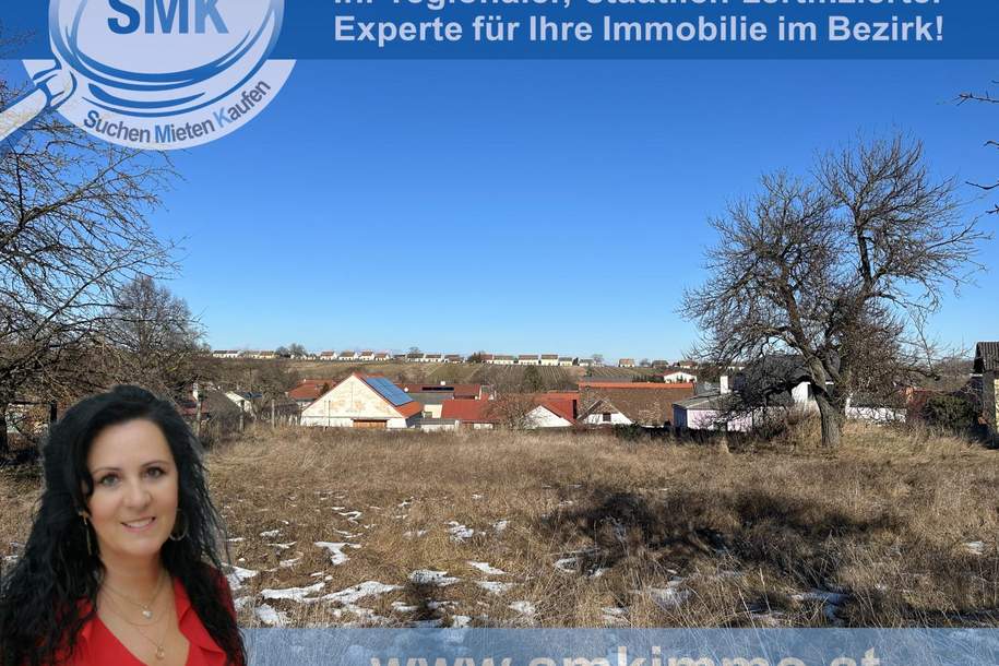 Schönes, sonniges Baugrundstück in der Gemeinde Sitzendorf!, Grund und Boden-kauf, 25.584,€, 3714 Hollabrunn