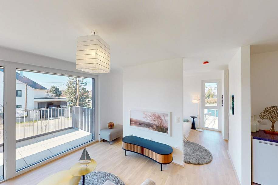 2 - Zimmer - Neubau mit Balkon zur Miete, Wohnung-miete, 999,72,€, 1220 Wien 22., Donaustadt