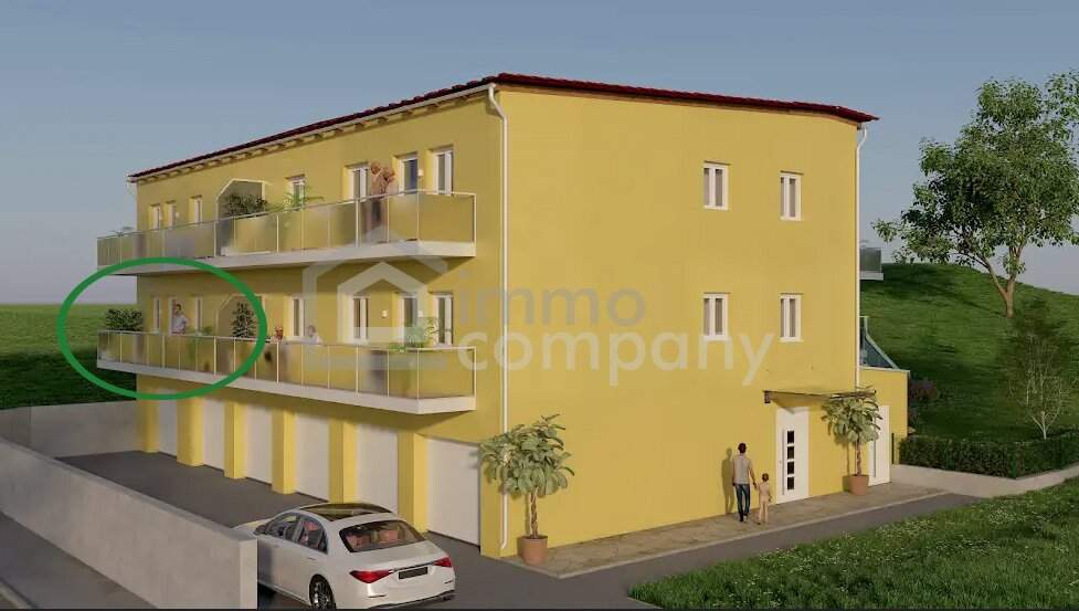 Seniorenwohnungen mit +PLUS+ in wunderbarer Grünruhelage / Top 2 - 1.OG - 81 m² - 3 Zimmer – Balkon - Garten - Garage / Bezug 2026