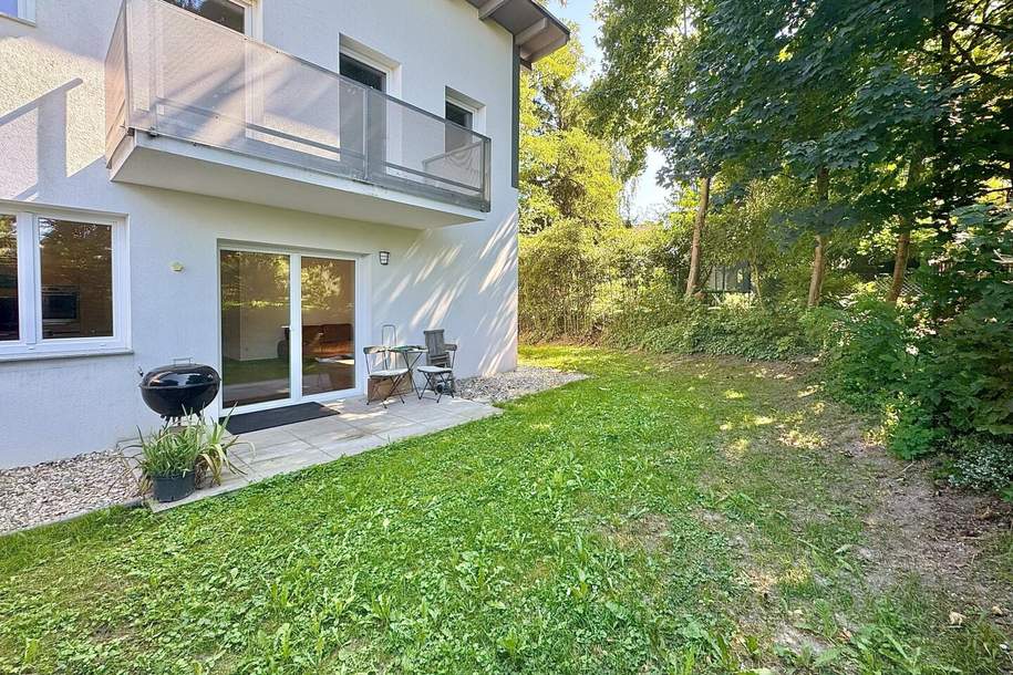 Grüne Ruheoase mit toller Infrastruktur I großzügiger Garten + Balkon I geräumige Zimmer I 2 Bäder I Alarmanlage I, Haus-kauf, 548.000,€, 2000 Korneuburg