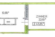 2-Zimmer-Wohnung zentral gelegen nahe Millenium-City