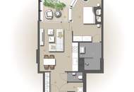 "Park Apartments am Belvedere" - Exklusive 2 Zimmerwohnung mit Loggia und Fernblick