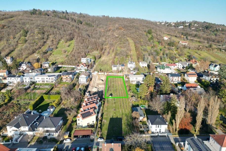 Villenbaugrund (1.335m²) in der Langenzersdorfer Kellergasse am Fuße des Bisambergs, Grund und Boden-kauf, 1.268.000,€, 2103 Korneuburg