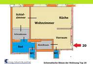 Ruhige , moderne 2 Zimmer für Single und Paare