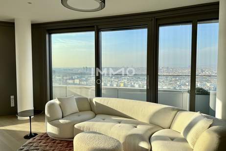 Luxury Residence with breathtaking Skyline Views: DANUBEFLATS Vienna, Wohnung-miete, 6.400,00,€, 1220 Wien 22., Donaustadt