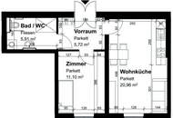Betreutes Wohnen: Geförderte Altbauwohnung in Graz: 2 Zimmer und Wohnküche
