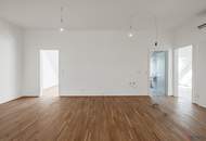 **Architektur, Design mit hochwertigen Materialien und ein durchdachter 3-Zimmer-Grundriss in einer Grünruhelage**