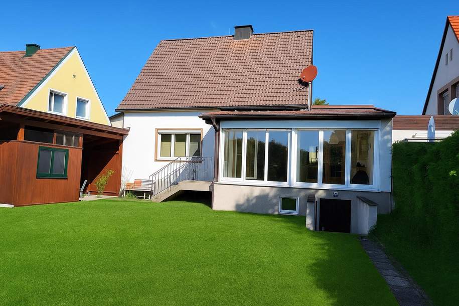 EINFAMILIENHAUS IN RUHIGER SIEDLUNGSLAGE, Haus-kauf, 580.000,€, 3430 Tulln