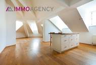 3 Zimmer Dachgeschoßwohnung mit großer Wohnküche in saniertem Altbau