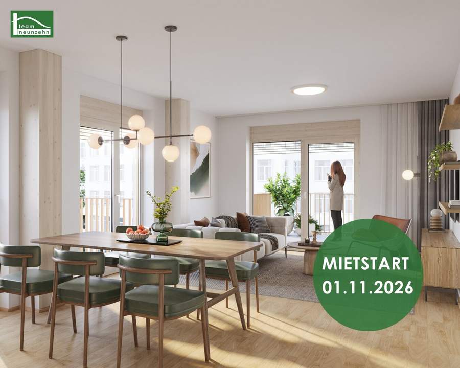 Jetzt Ihre neue Wohnung im Village im Dritten sichern – moderner Erstbezug mit Freifläche!