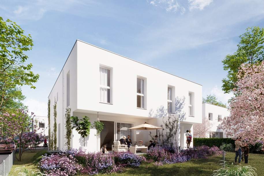 Moderne Doppelhaushälfte in Parndorf: Erstbezug mit Garten und Terrasse!, Haus-kauf, 450.000,€, 7111 Neusiedl am See