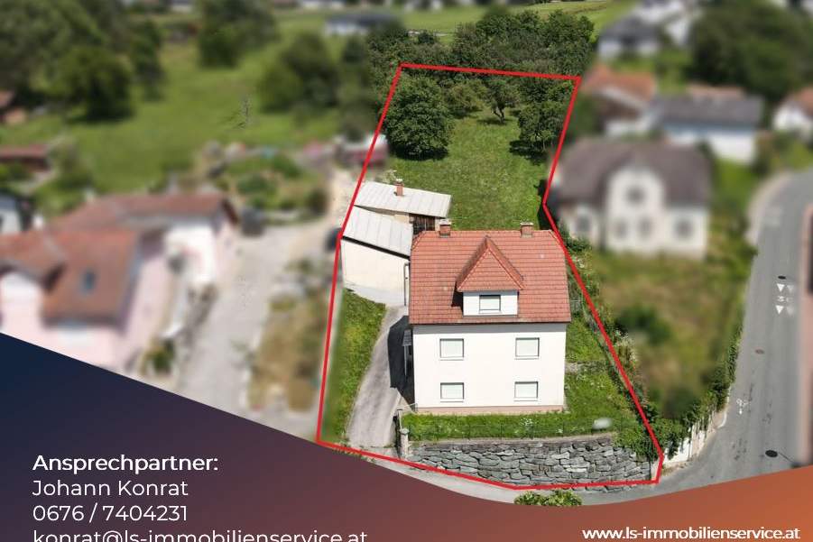 Großzügiges Wohnhaus mit zwei Einheiten, Garten & Baugrundstück im Kurort Bad Tatzmannsdorf, Haus-kauf, 270.000,€, 7431 Oberwart