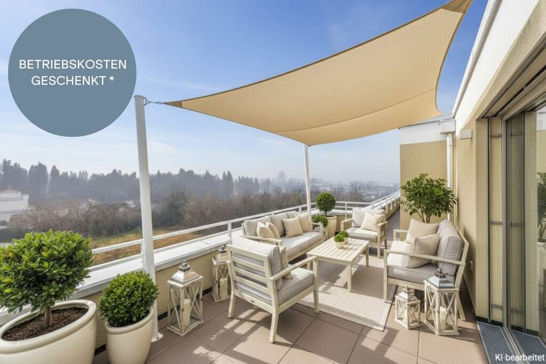 OSTERAKTION! Provisionsfreie 3-Zimmer-Wohlfühlwohnung mit großer Terrasse | Nord-West-Ausrichtung | Grünblick