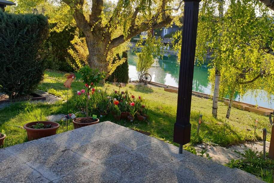 Badebungalow auf Pachtgrund mit direktem Seezugang, Haus-kauf, 85.000,€, 2301 Gänserndorf