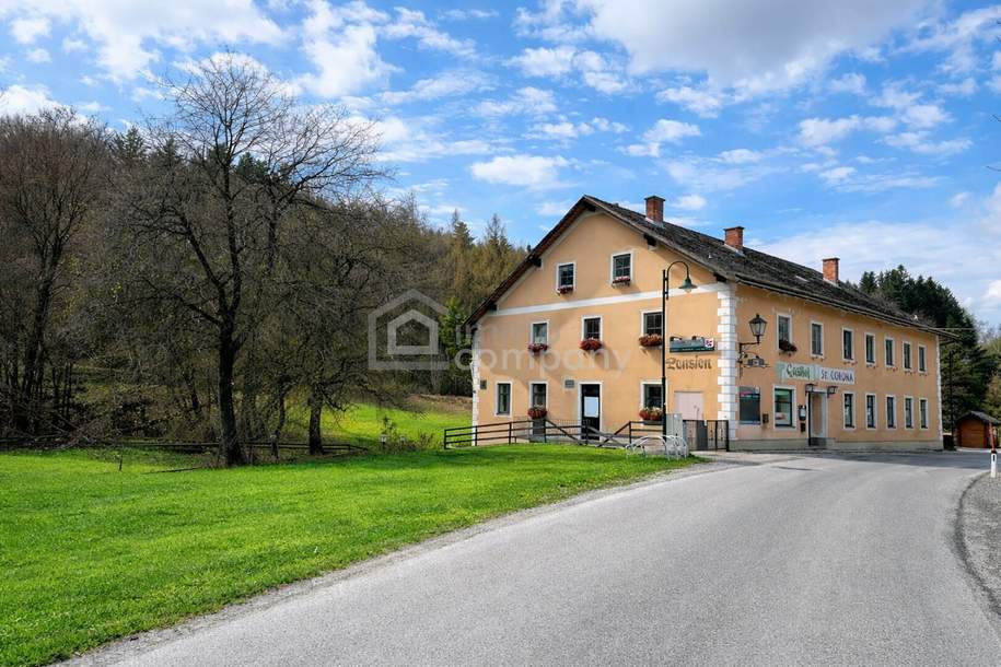 Landgasthof in Sankt Corona am Schöpfl !!! Zur Vermietung ein komplettes Haus inklusive Wohnungen in der beliebten Region Sankt Corona am Schöpfl - Mietpreis: nur 2.500 Euro monatlich, Gewerbeobjekt-miete, 2.500,00,€, 2571 Baden