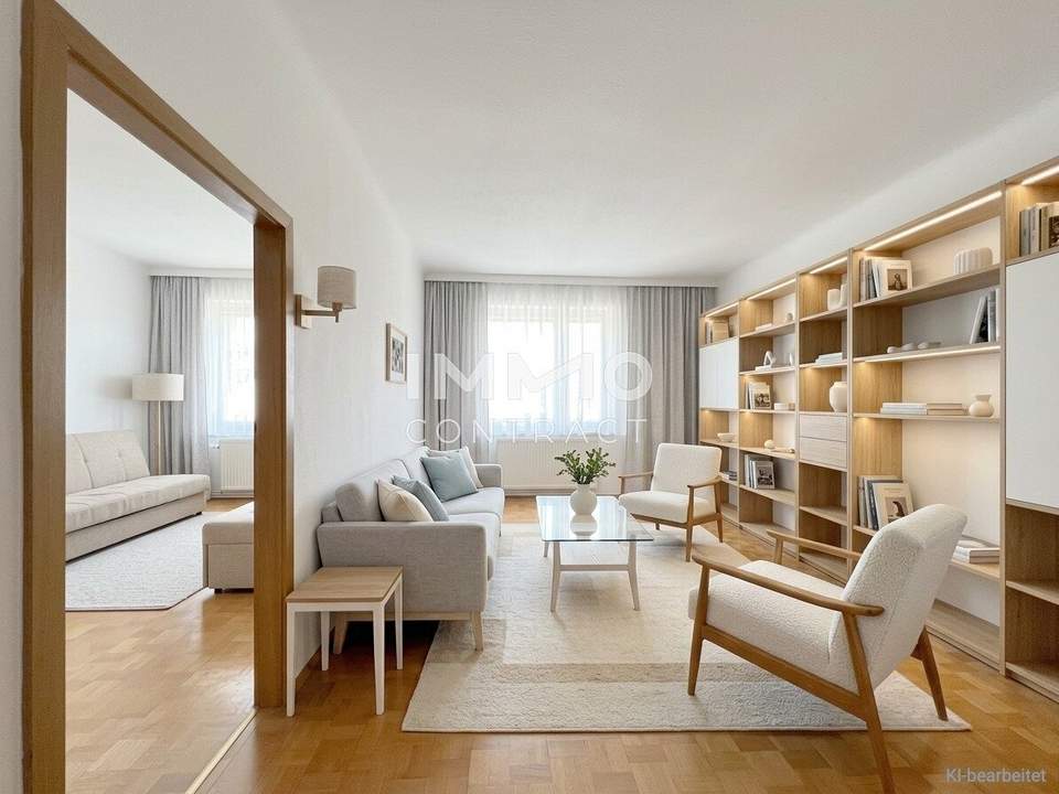 2.Wien: Helle 90qm -4ZI-Lift-Etagenwohnung – Alliiertenstraße