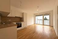 Günstige Neubauwohnung mit MEGA-SÜD-BALKON (11,77m²) nahe Akademiepark