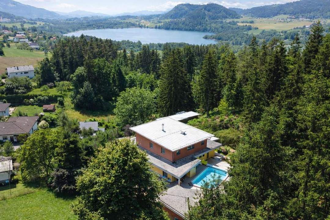 Ruheoase am Längsee – Villa mit Pool, 3 Wohneinheiten möglich