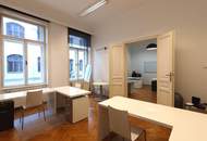 Flexibel anmietbares, möbliertes 2-Zimmer-Altbau-Büro beim WIFI