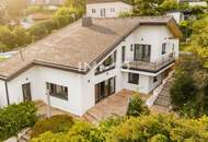 Fernblick Refugium am Hexenberg – Exklusive Architektenvilla in Besthanglage mit Schwimmteich und Gästehaus