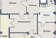 Salzgries - 4 Zimmer Wohnung mit 2 Loggien
