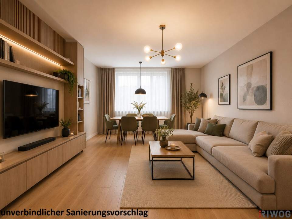 Perfekter Grundriss & ruhige Lage Nähe Spitz | 2-Zimmerwohnung mit ebenerdiger Garage | sanierungsbedürftig