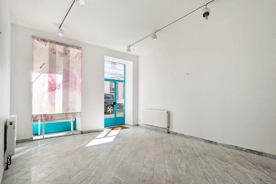 Attraktives Geschäftslokal mit hoher Sichtbarkeit – ideal für Einzelhandel, Showroom oder Studio!, Gewerbeobjekt-kauf, 230.000,€, 1180 Wien 17., Hernals