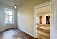 Großer BALKON mit 14,5 qm und Blick in den begrünten Innenhof! Generalsanierter 3-Zimmer-Altbau mit 2 Bädern!